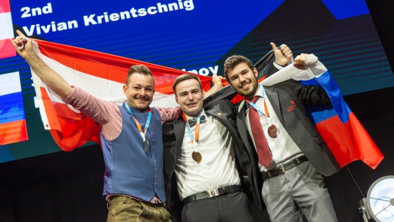 Vivian Krientschnig bei den Euroskills: Platz 2