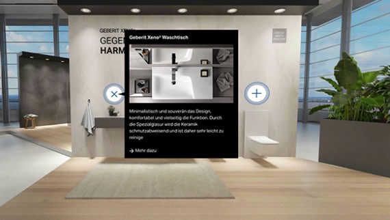 Geberit Showroom Badserie Acanto