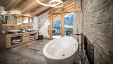 Badezimmer mir Bergblick Badezimmer mir Bergblick