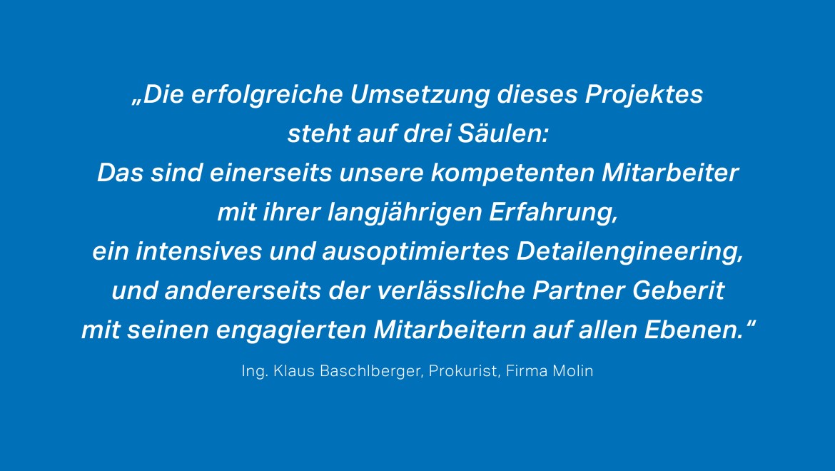 Ing. Klaus Baschiberger über Geberit als Partner Ing. Klaus Baschiberger über Geberit als Partner