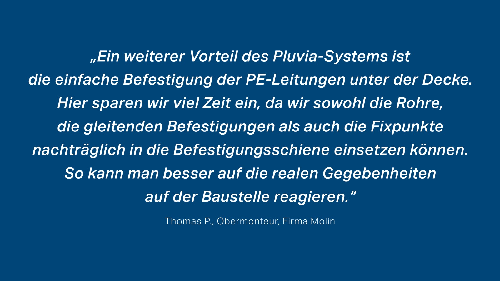 Thomas P. über Geberit als Partner