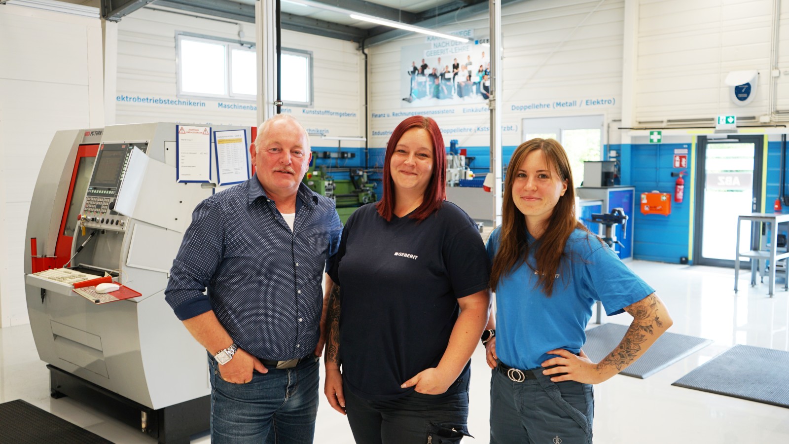 Das Geberit Lehrlingsteam Das Geberit Lehrlingsteam