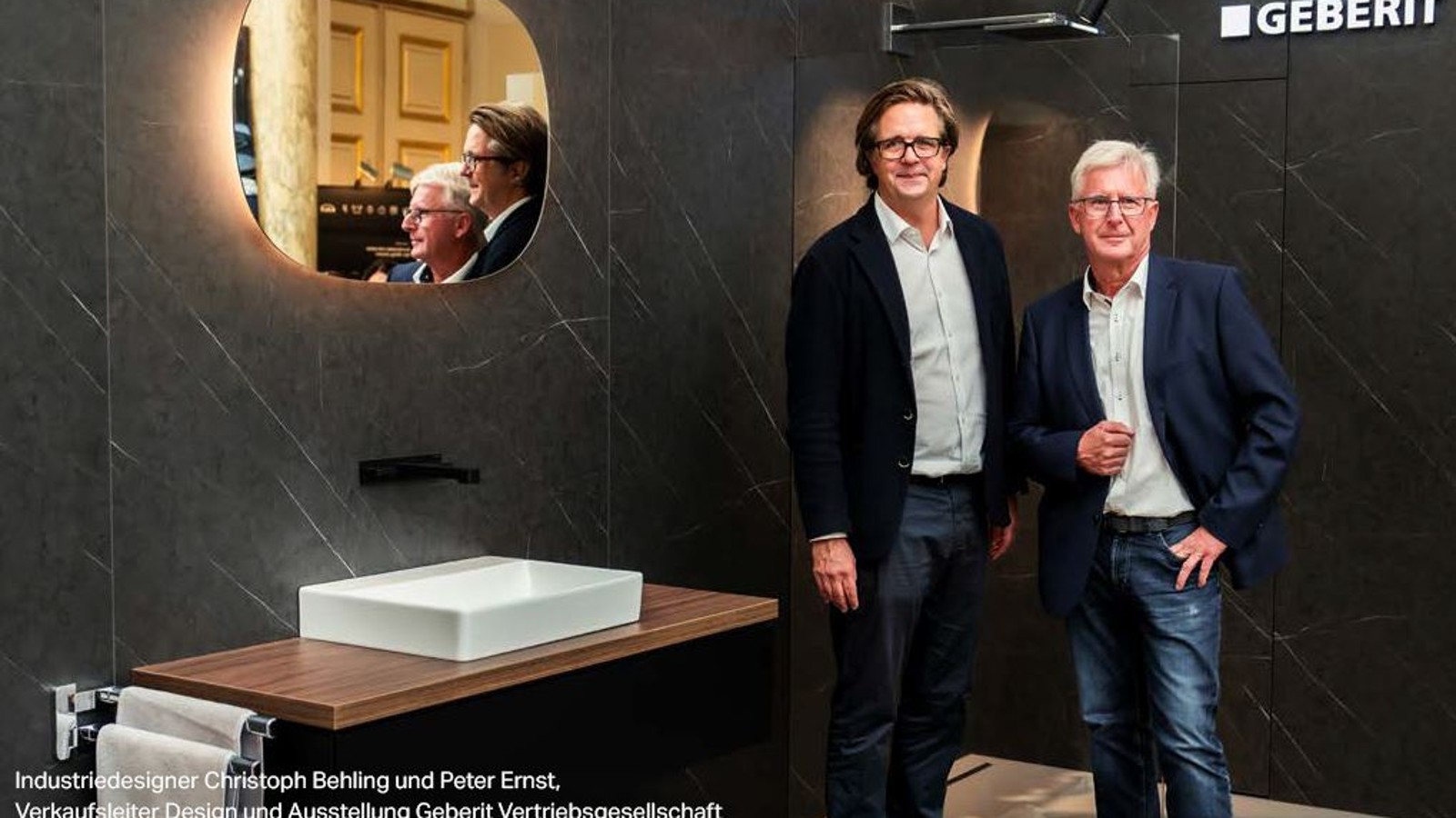 Christoph Behling und Peter Ernst von Geberit Christoph Behling und Peter Ernst von Geberit
