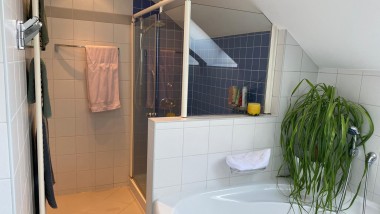 Dusche nach der Badrenovierung Dusche nach der Badrenovierung