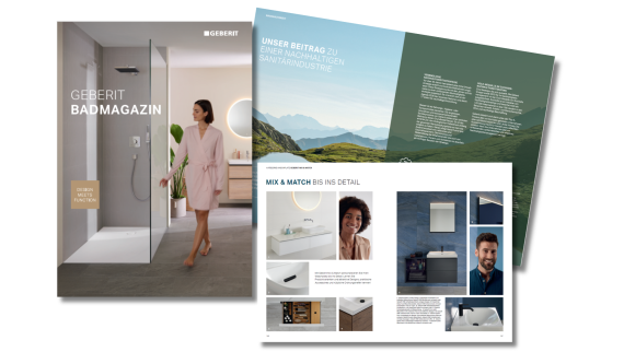 Cover des Geberit Badmagazins