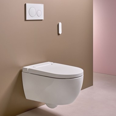 Geberit AquaClean Alba mit Fernbedienung und Sigma20