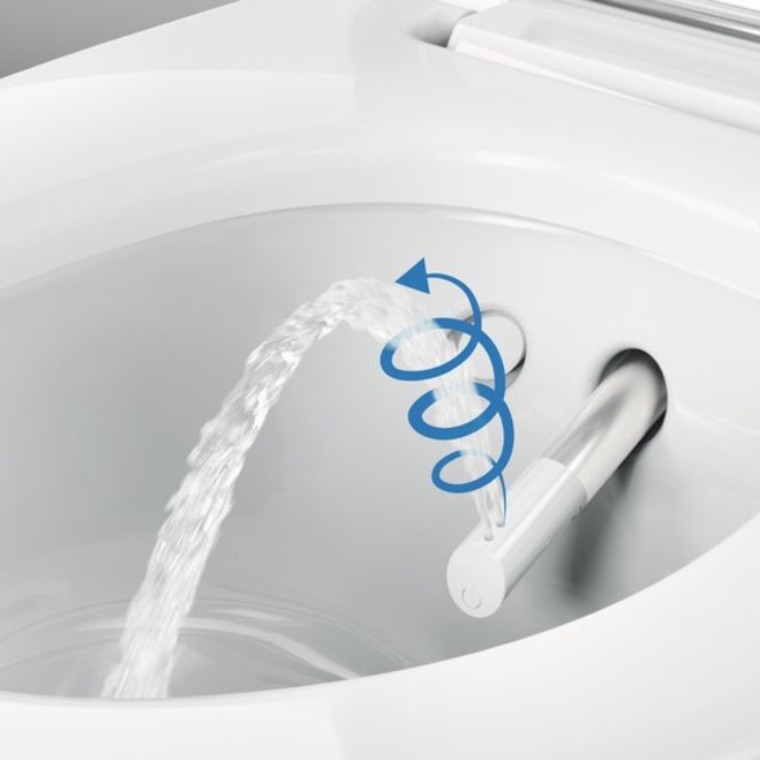 Geberit AquaClean Mera Comfort, Whirlspray