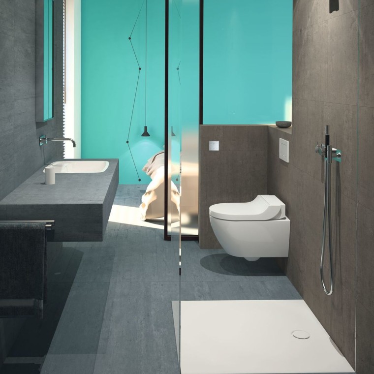 Geberit AquaClean Tuma Comfort, Duschfläche Geberit Setaplano