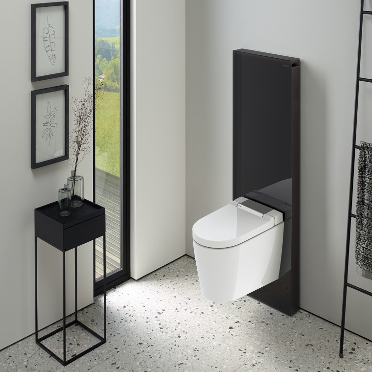 Geberit AquaClean Sela Dusch-WC mit Sanitärmodul Geberit Monolith