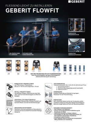 Geberit FlowFit Kurzübersicht Geberit FlowFit Kurzübersicht