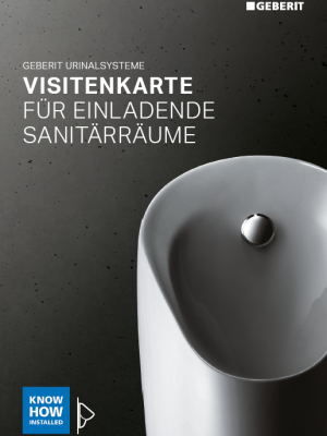 Geberit Urinalsysteme / Nr. 06003 Geberit Urinalsysteme / Nr. 06003