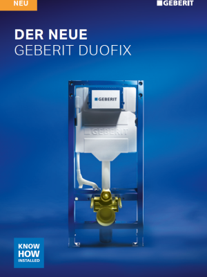Geberit DuoFix - Neuheitenfolder / Nr. 04005 Geberit DuoFix - Neuheitenfolder / Nr. 04005