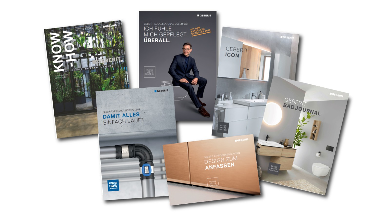 Geberit Unterlagen im Downloadcenter verfügbar