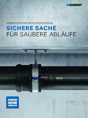Geberit Abwassersysteme Broschüre / Nr. 08001 Geberit Abwassersysteme Broschüre / Nr. 08001