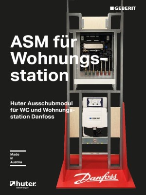 Huter Ausschubmodul für WC und Wohnungsstation Danfoss Huter Ausschubmodul für WC und Wohnungsstation Danfoss