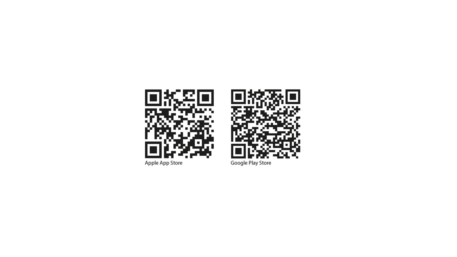 QR-Code für iOS Geberit Home App und Android Geberit Home App