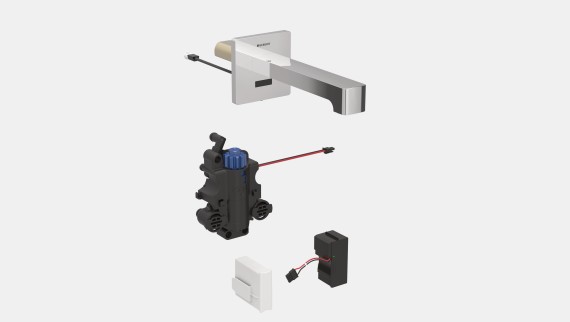 Geberit Brenta Wandarmatur mit autarker Stromversorgung
