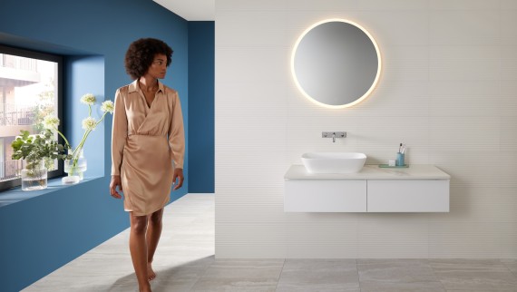 Mix & Match: Geberit ONE Aufsatzwaschtisch mit iCon Waschtischunterschrank Mix & Match: Geberit ONE Aufsatzwaschtisch mit iCon Waschtischunterschrank