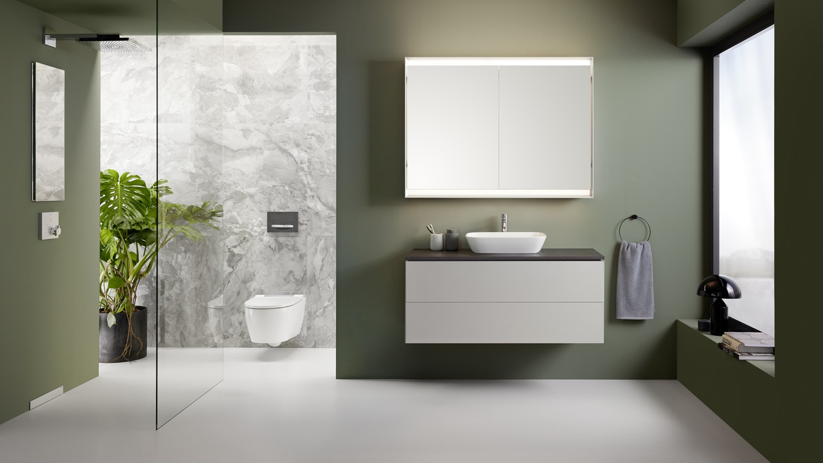 Geberit Badserie ONE mit AquaClean Sela Geberit Badserie ONE mit AquaClean Sela