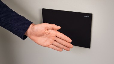 Berührungslose Geberit Sigma80 Betätigungsplatte, eckig