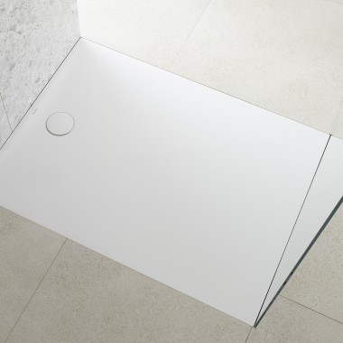 Walk-in-Dusche mit Duschfläche Geberit Olona Walk-in-Dusche mit Duschfläche Geberit Olona