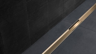 Duschrinne CleanLine in der Farbe Champagner Duschrinne CleanLine in der Farbe Champagner