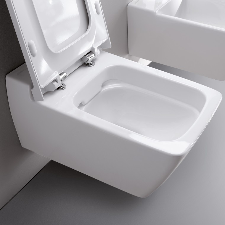 Geberit Xeno2 WC mit geöffnetem Deckel Geberit Xeno2 WC mit geöffnetem Deckel
