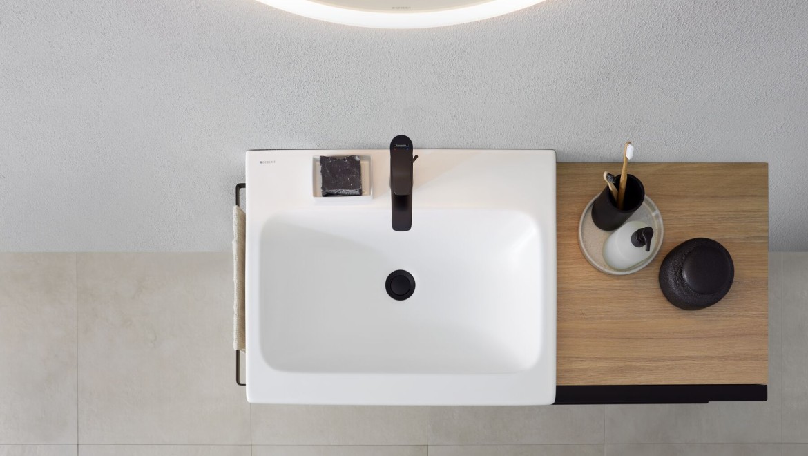 Geberit Badserie iCon in Eiche Geberit Badserie iCon in Eiche