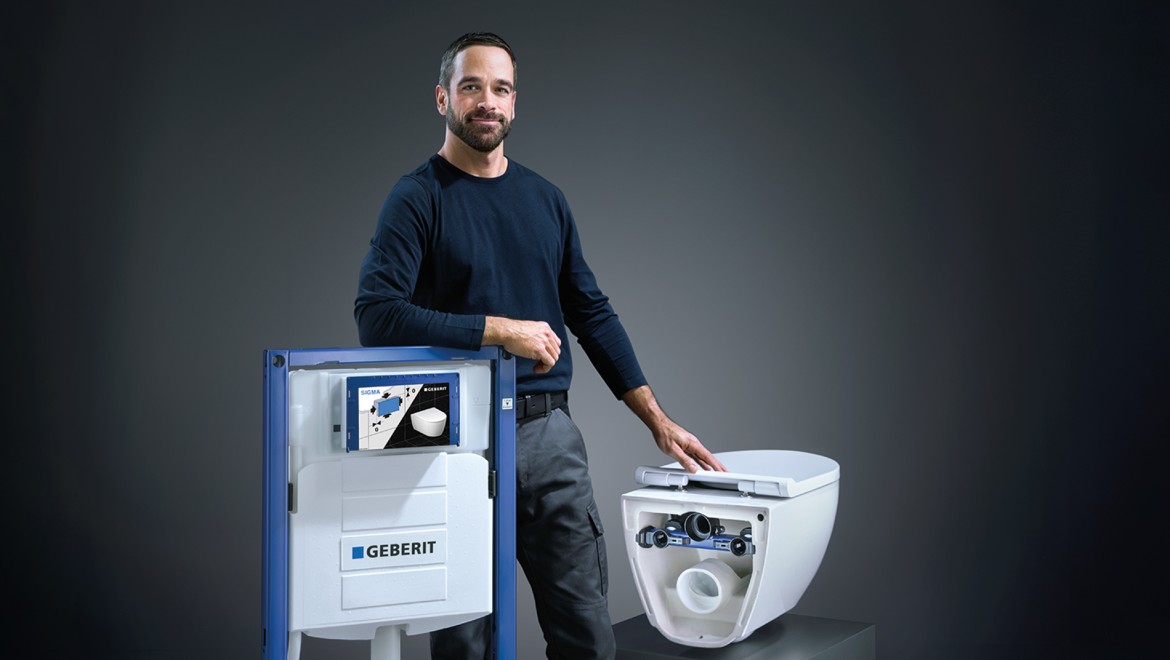 Geberit als verlässlicher Partner für Sanitärprofis Geberit als verlässlicher Partner für Sanitärprofis