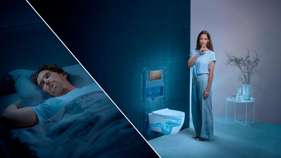 Geberit WC-System: Die leise Spülung Geberit WC-System: Die leise Spülung
