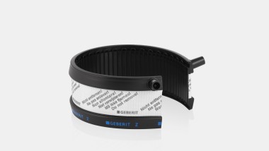Geberit Pluvia: Installation der Fixpunkte mit dem Geberit Elektroschweissband
