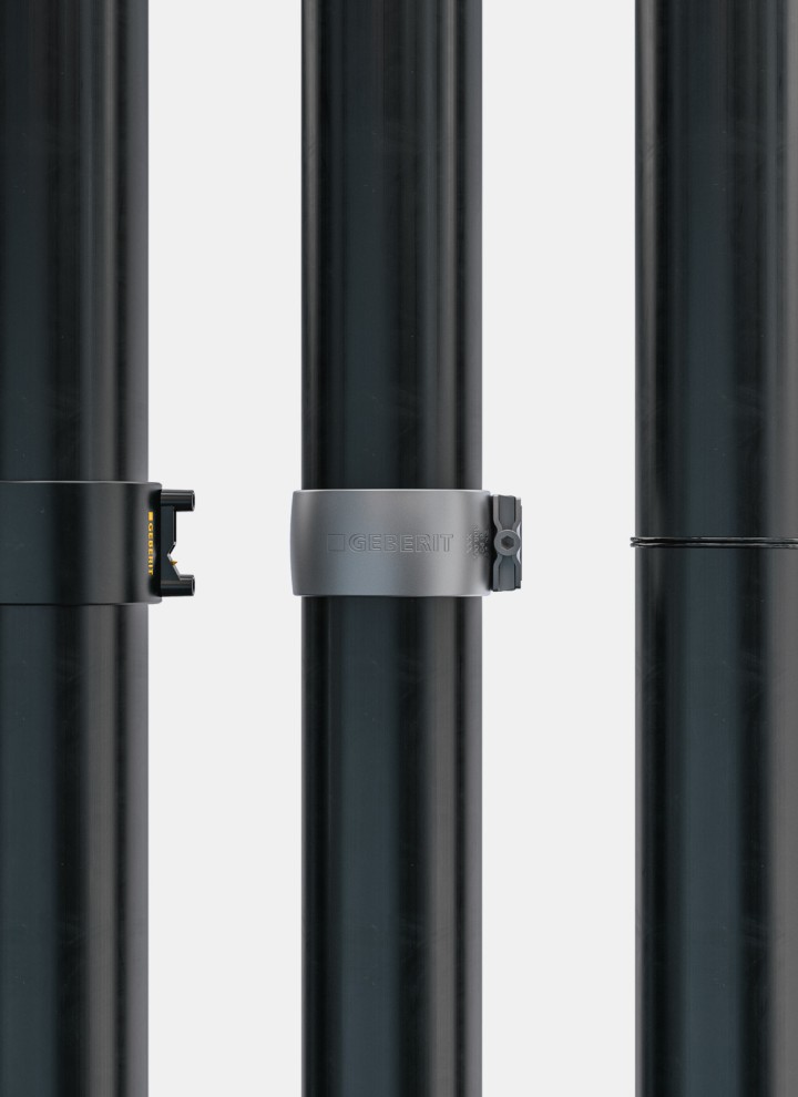 Geberit Silent-db20 kann mit verschiedenen Verbindungstechniken installiert werden Geberit Silent-db20 kann mit verschiedenen Verbindungstechniken installiert werden