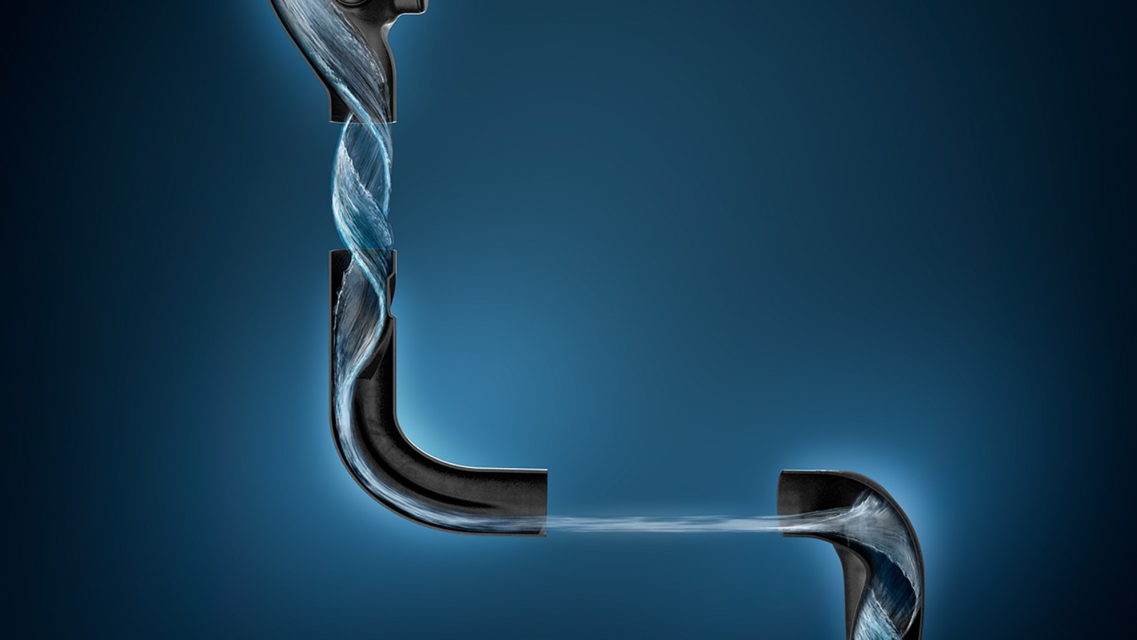 Das raumsparende Entwässerungssystems Geberit SuperTube