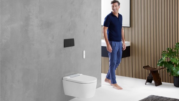 Dusch WC AquaClean Sela in Geberit Badezimmer Dusch WC AquaClean Sela in Geberit Badezimmer