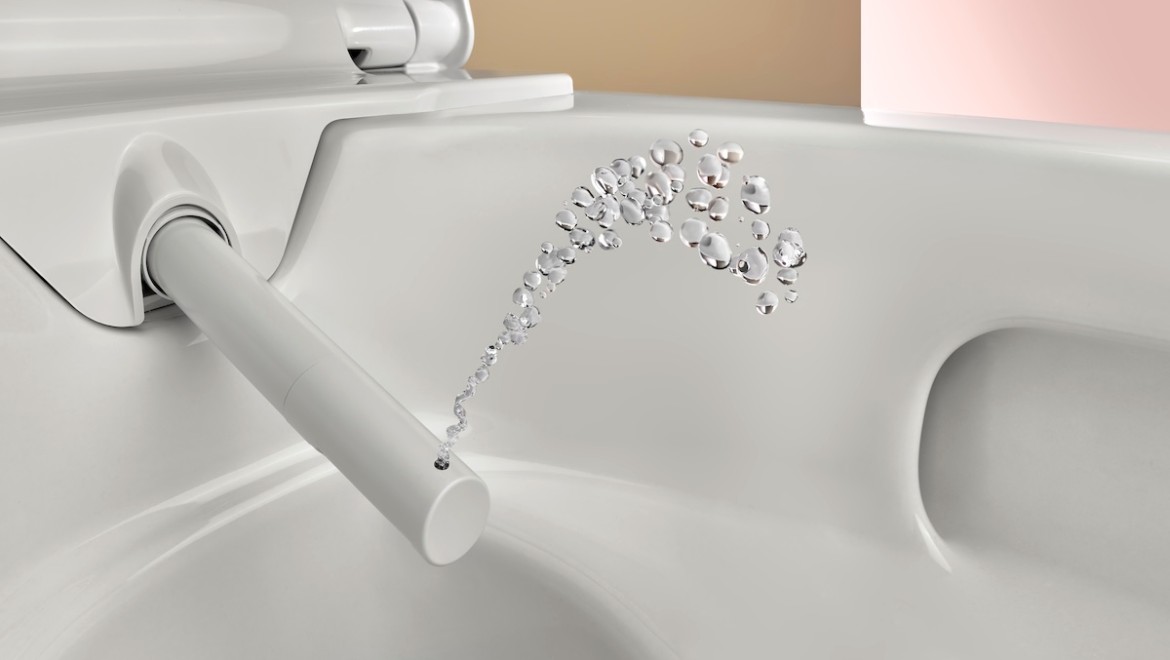 Dusch-WC Geberit AquaClean Alba mit WhirlSpray-Technologie