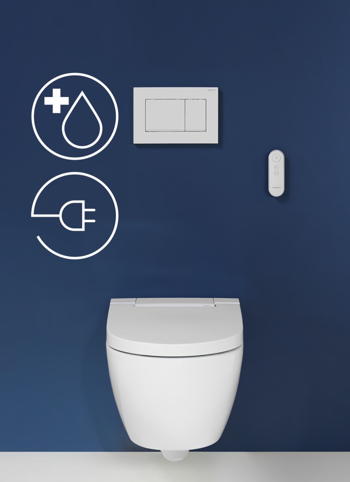 Geberit AquaClean Dusch-WC Installation Geberit AquaClean Dusch-WC Installation