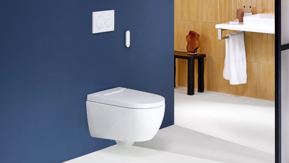 Geberit AquaClean Alba mit Fernbedienung Sigma 20 Geberit AquaClean Alba mit Fernbedienung Sigma 20
