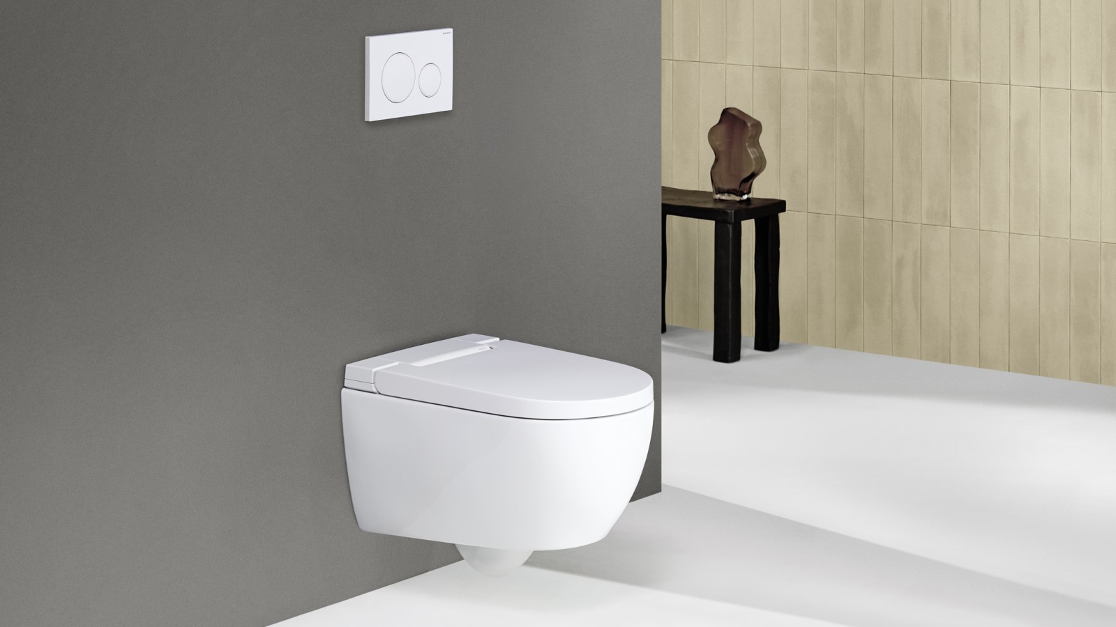 Geberit AquaClean Alba mit Fernbedienung Sigma 20
