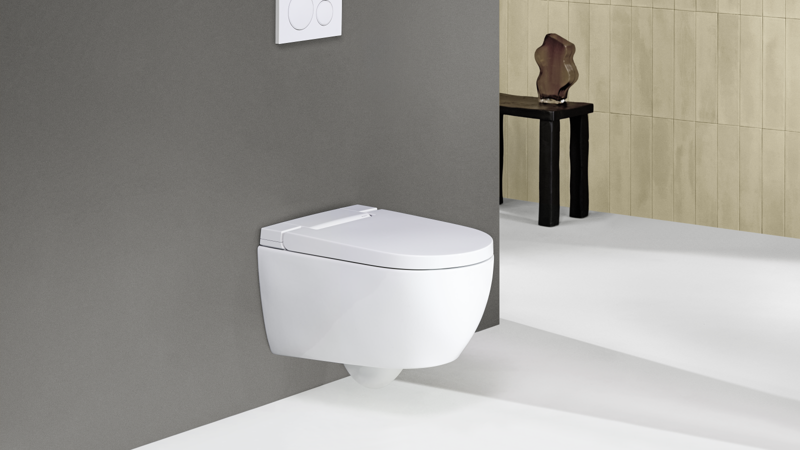 Geberit AquaClean Alba mit Fernbedienung Sigma 20