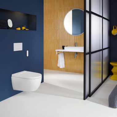 Dusch-WC Geberit AquaClean Alba in Hotel Dusch-WC Geberit AquaClean Alba in Hotel
