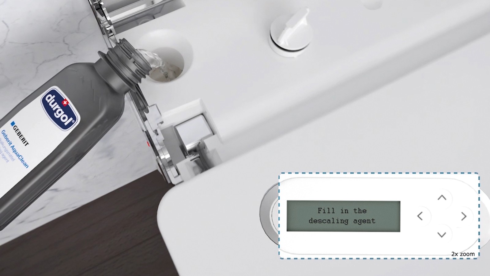 Entkalkung Geberit AquaClean Mera Entkalkung Geberit AquaClean Mera