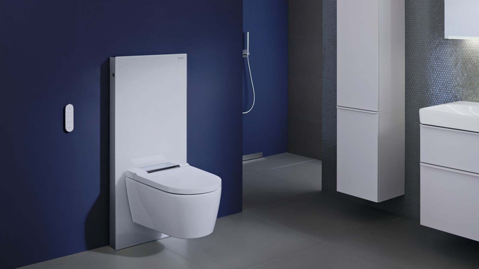 Geberit Monolith Sanitärmodul mit Dusch-WC Geberit AquaClean Sela Geberit Monolith Sanitärmodul mit Dusch-WC Geberit AquaClean Sela