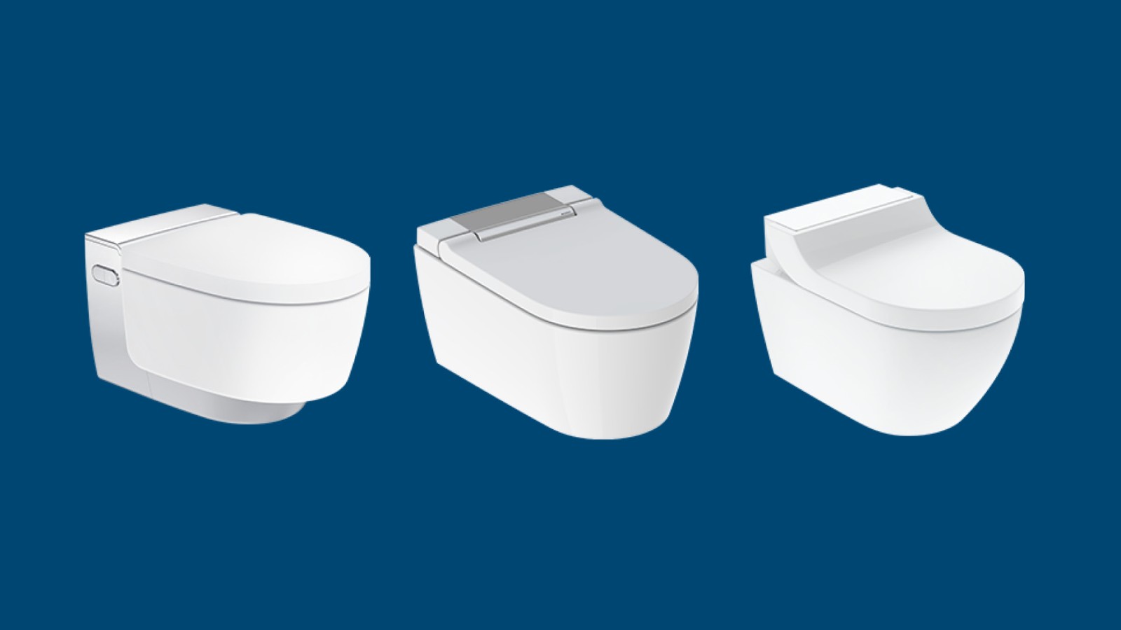 Geberit AquaClean Mera, Sela und Tuma