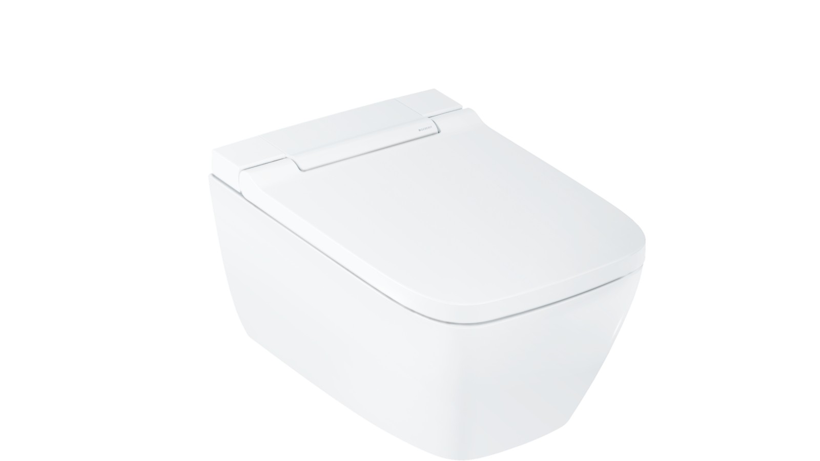 Geberit AquaClean Sela Eckig mit weiss-alpiner Design-Abdeckung Geberit AquaClean Sela Eckig mit weiss-alpiner Design-Abdeckung