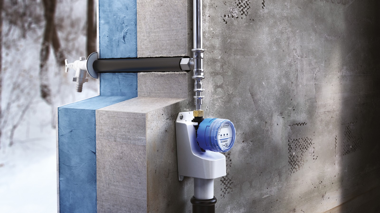 Geberit HS01 Hygienespülung an Leitungen, die nur zu bestimmten Zeiträumen im Jahr genutzt werden (© Geberit) Geberit HS01 Hygienespülung an Leitungen, die nur zu bestimmten Zeiträumen im Jahr genutzt werden (© Geberit)