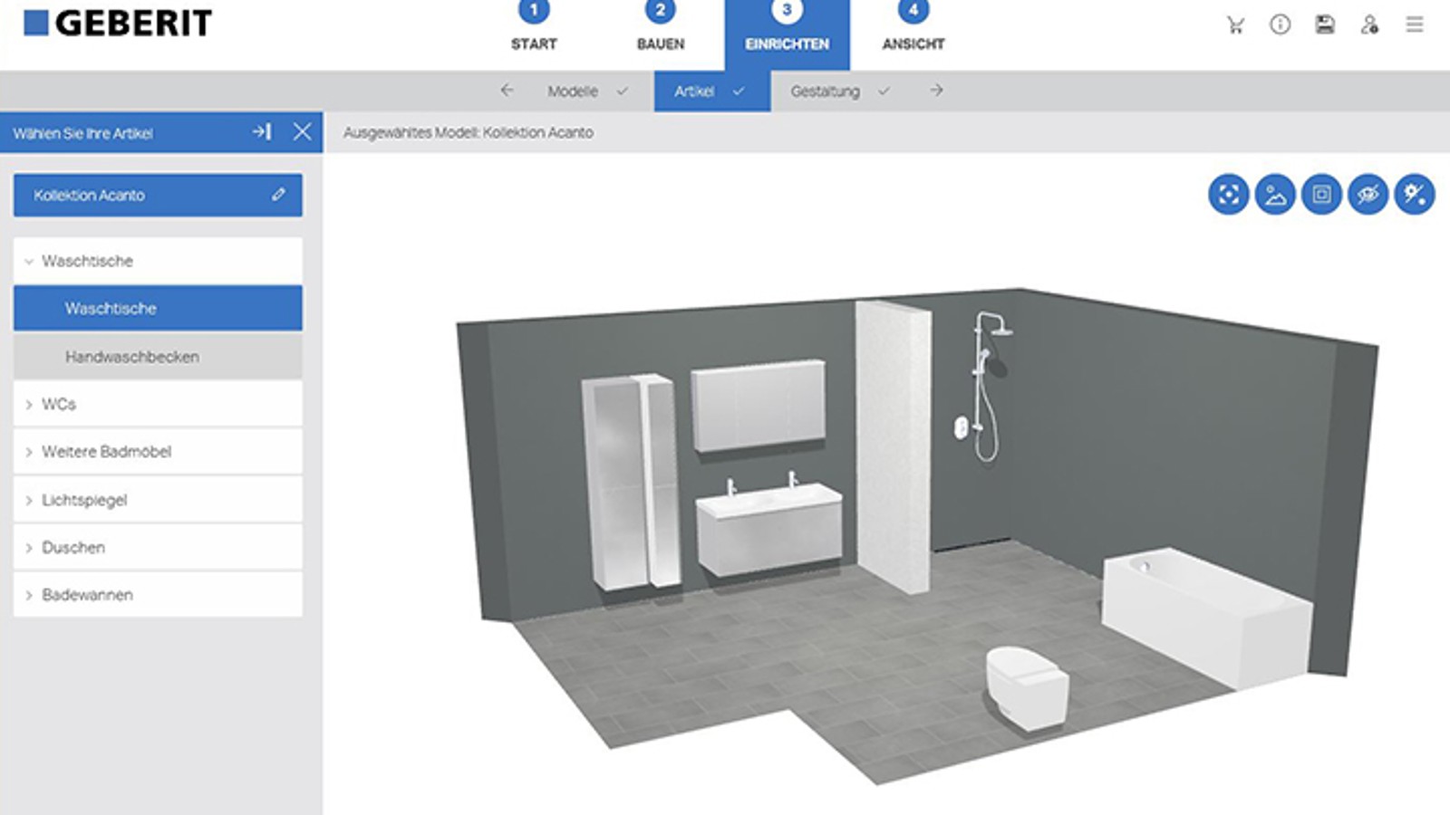 3D-Badplaner starten 3D-Badplaner starten