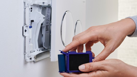 Geberit Betätigungsplatte mit DuoFresh Geberit Betätigungsplatte mit DuoFresh