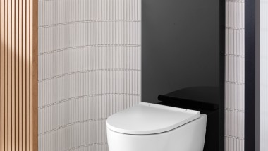 Monolith Plus schwarz mit Geberit ONE WC (c) Geberit