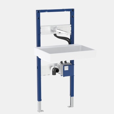 Geberit Duofix Element für Waschtisch mit Wandarmatur Brenta