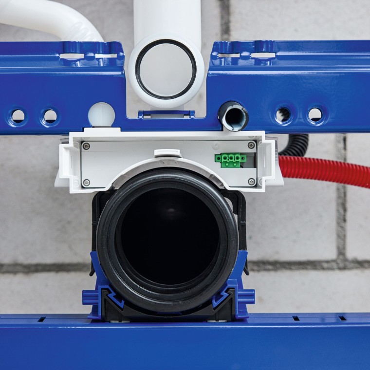 Geberit Power & Connect Box in der Montage